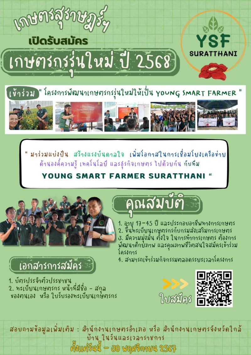 Yong Smart Farmer Surattani