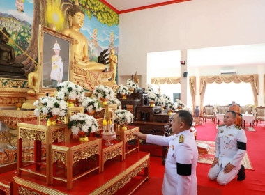 ร่วมพิธีบำเพ็ญกุศลและทำบุญตักบาตร ในวาระครบ 100 วัน ... พารามิเตอร์รูปภาพ 1