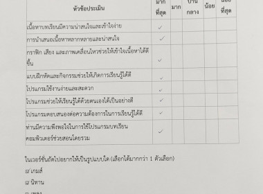 ติดตามประเมินผลความพึงพอใจ ในการใช้นวัตกรรม ... พารามิเตอร์รูปภาพ 12