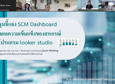 ร่วมประชุมชี้แจงการใช้งาน Dashboard SCM ... พารามิเตอร์รูปภาพ 2
